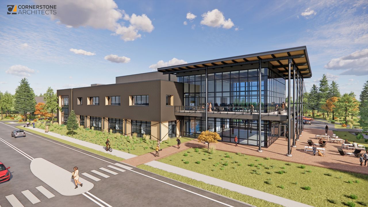 An artist's rendering of the freshwater research center at Discovery Pier. (Courtesy of Discovery Pier)